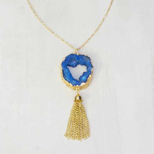 Zaina Geode Necklace