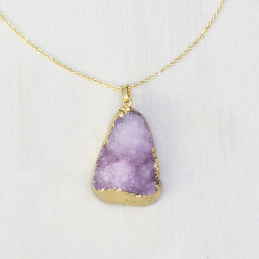 Valdemar Geode Necklace